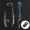 Neue PC Kohlefaser Autoschlüsselanhänger Für Mercedes Benz AMG A C E S G Klasse GLC CLE CLA GLS W205 Auto Schlüsselhülle Schlüsselanhänger Zubehör BD1