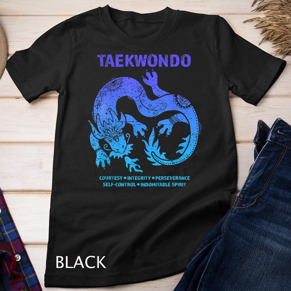 

Taekwondo TKD Tae Kwon Do Dragon Artwork Martial Arts T-Shirt Unisex T-shirt 4XL