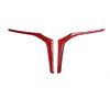 Red Carbon Fiber Steering Wheel Strip Cover Trim For BMW X3 G01 X4 G02 2018-