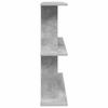 Wall Shelf Wall Mount Gray 80 x 20 x 75 cm Engineered Wood