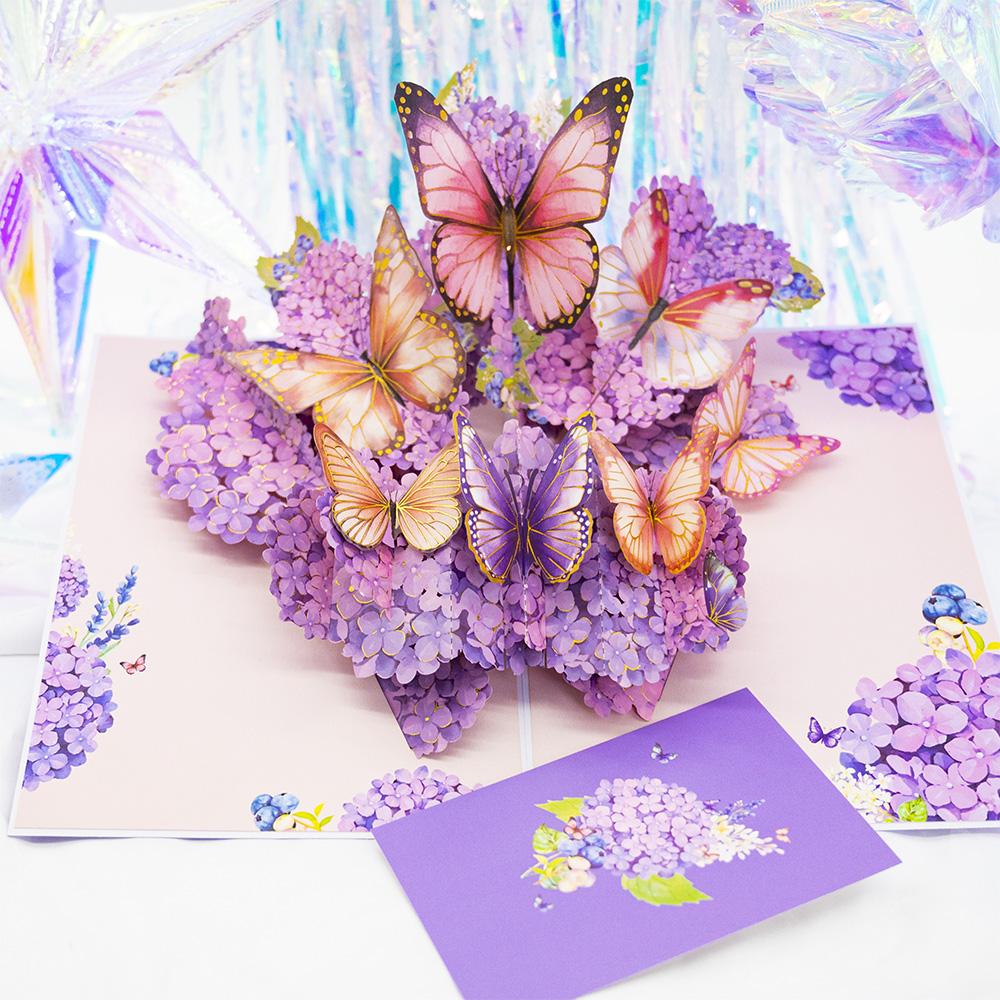 3D Hot Pop Up Happy Birthday Cards Invitation Cake Greeting Card Business Kids Gift Tourist Postcard For Friend Dad Mom Present