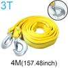 3T/5T Car Tow Cable Heavy Duty Trailer Rope Towing Pull Rope Strap Hooks Van Used Emergency Road Rescue