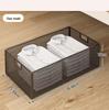 Flat Large Underbed Storage Box with Wheels - Drawer-Type Organizer for Clothes