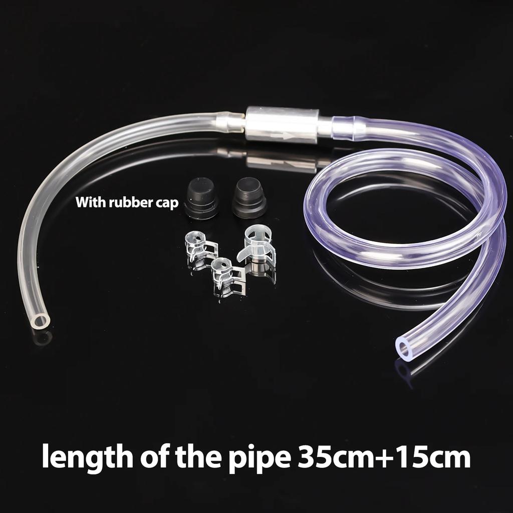 Motorcycle Brake Clutch Bleeder Hose Kit Hydraulic Brake Bleeder Tool with One Way Check Valve & Fuel Siphon Hose Tool