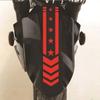 Motorcycle Fender Stickers Striped Reflective Stickers Fender Tape Stickers Safety Warning Tape