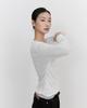 Beullusseonpeullawo Layered Long Sleeve T-Shirt [Ivory]