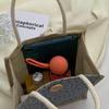 Casual Burlap Handbag Lightweight Shopping Bag Reusable Grocery Beach Bags