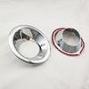 New Car ABS Chrome Accessories Plated Front Fog Lamp Cover Trim Paste Style For Nissan Frontier Navara D40 2007 2008 2009 2010