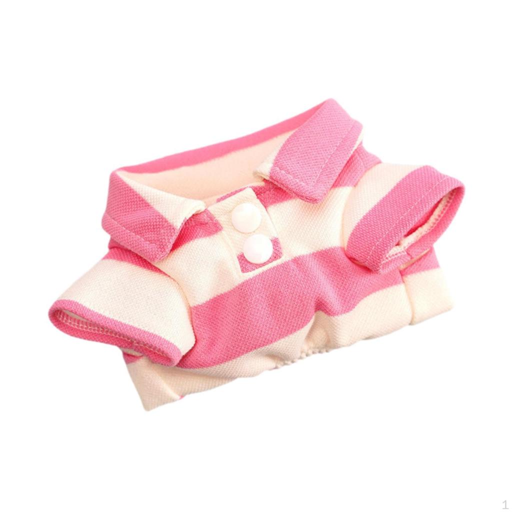 Puppy Sweatshirt Dog Tee Shirt, Breathable Doggy Apparel, Striped T Shirt Apparel for Kitty,