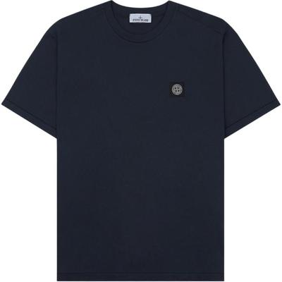 T-shirt Homme Manches Courtes Col Rond Logo Boussole Couleur Unie SS22 Hauts Bleu Foncé 771524113-V0020