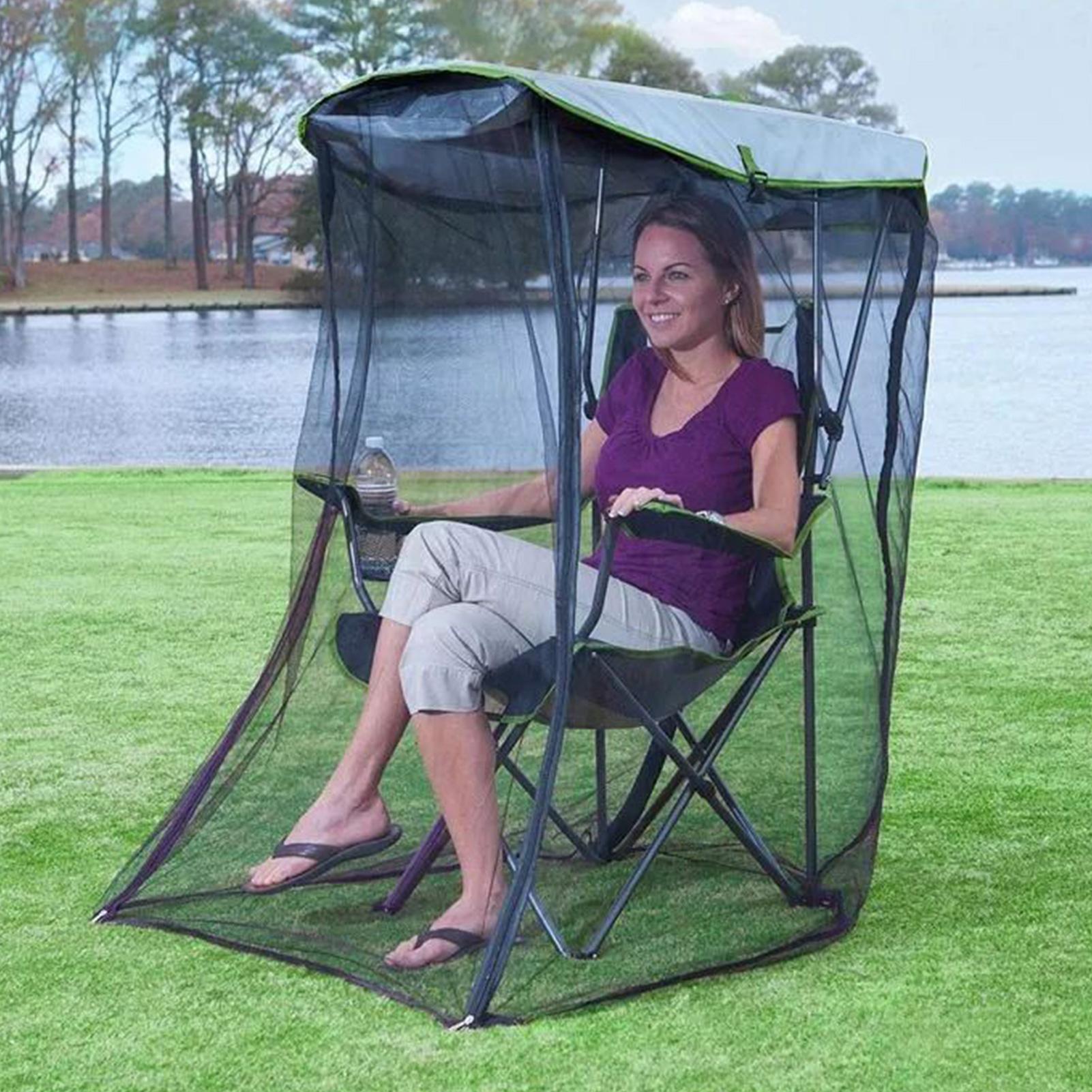 

Patio Fly Netting Outdoor Clean Chair Tent Protective Waterproof Compact Sun Shade For Outside Backyard Fishing Backpacking CHINA