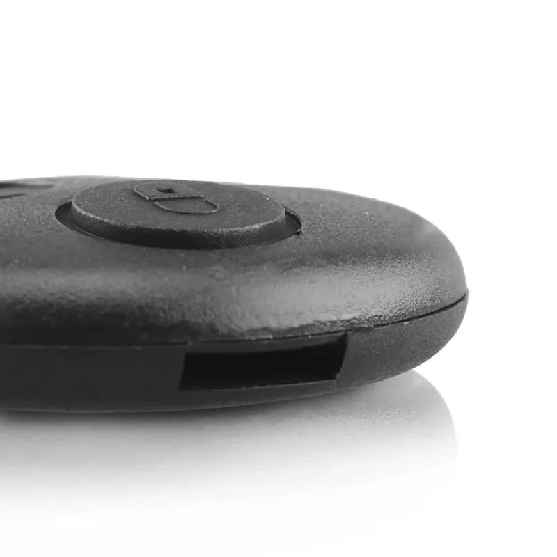 KEYYOU 10PCS Car Key Shell Case Replacement 3 Buttons Remote Car Shell Case No Balde Fit For Mercedes Benz SMART 450 Auto Key