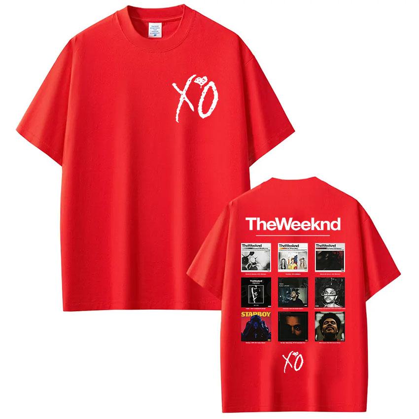 Rapper The Weeknd Xo Album 2025 Graphic T Shirts Women Mens Hip Hop Tshirt Unisex Vintage Style Clothing Tshirts