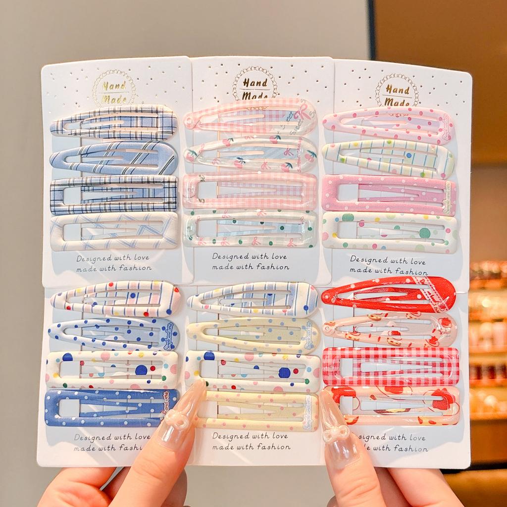Cute Crystal Baby Hair Clip for Little Girls-Japan & Korean Style Colorful Side Bang & Back-of-Head Clips