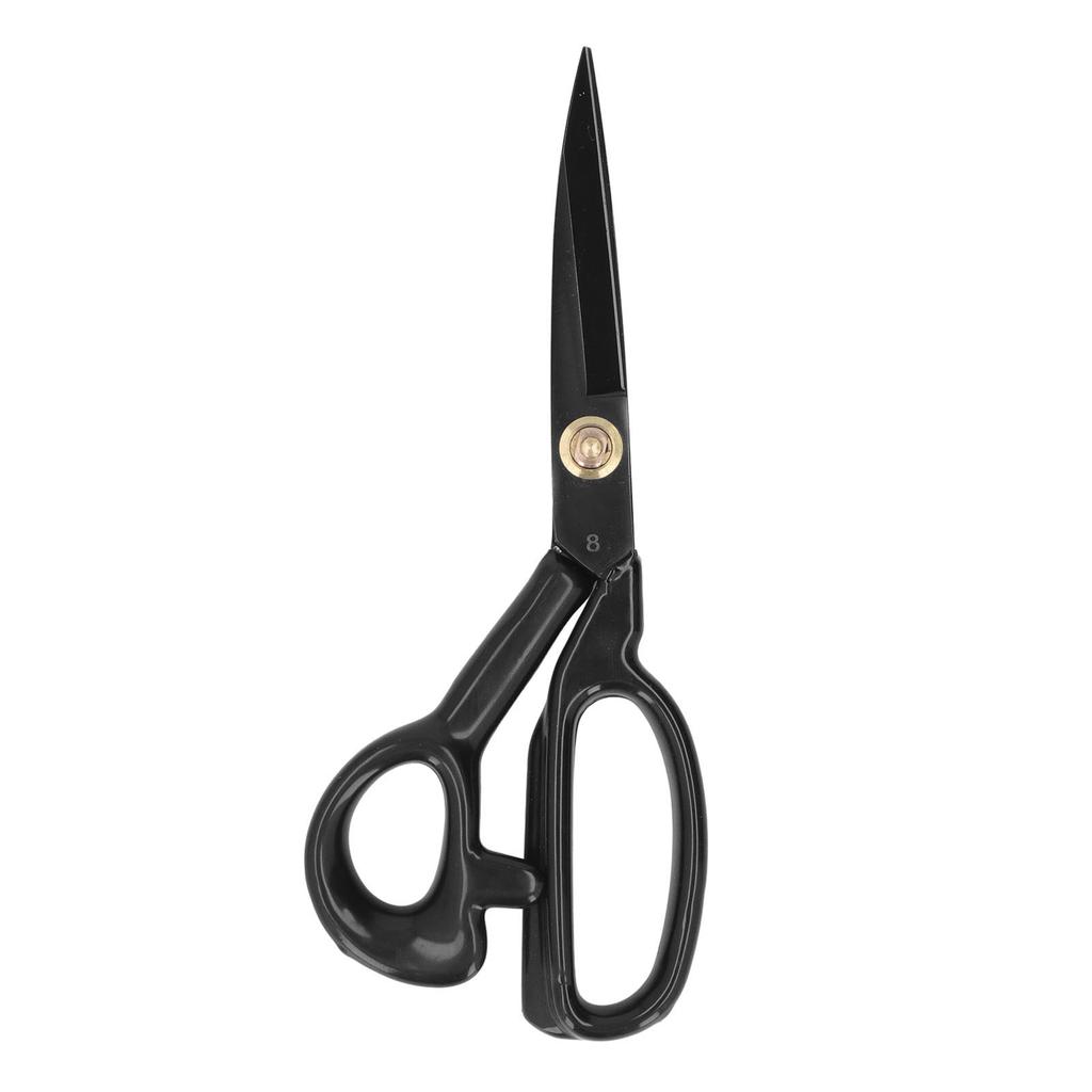 Sewing Scissors 8in Incisive High Manganese Steel Iron Ergonomic Handle Professional Heavy Duty