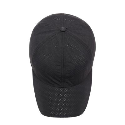 Boné de Beisebol Masculino Preto Respirável Secagem Rápida Fino Protetor Solar Boné de Sombra Casual para Exterior Boné de Sol Esportivo Lazer