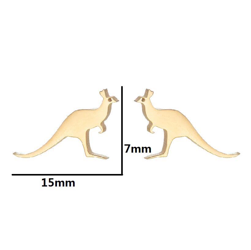 Asymmetrical Eclipse Snowflake & Reindeer Stud Earrings - Japanese & Korean Style