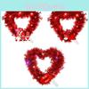 Colorful Love Heart Garland Hanging Decor For Enchanting Valentine's Day Celebrations