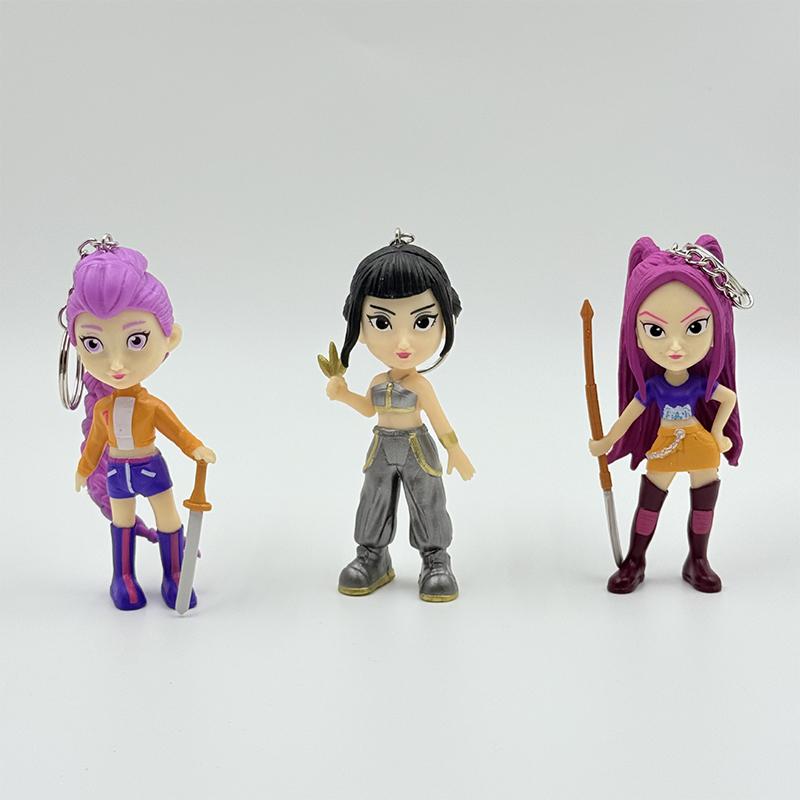 1/6Pcs Anime Kpop Devil Hunter Blind Box Disassembly Fun Blind Bag Small Statue Peripheral Model Desktop Blind Box Decor Gift