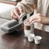 Ceramic Express Cup One Pot Three Cup Glass Portable Kung Fu Tea Set