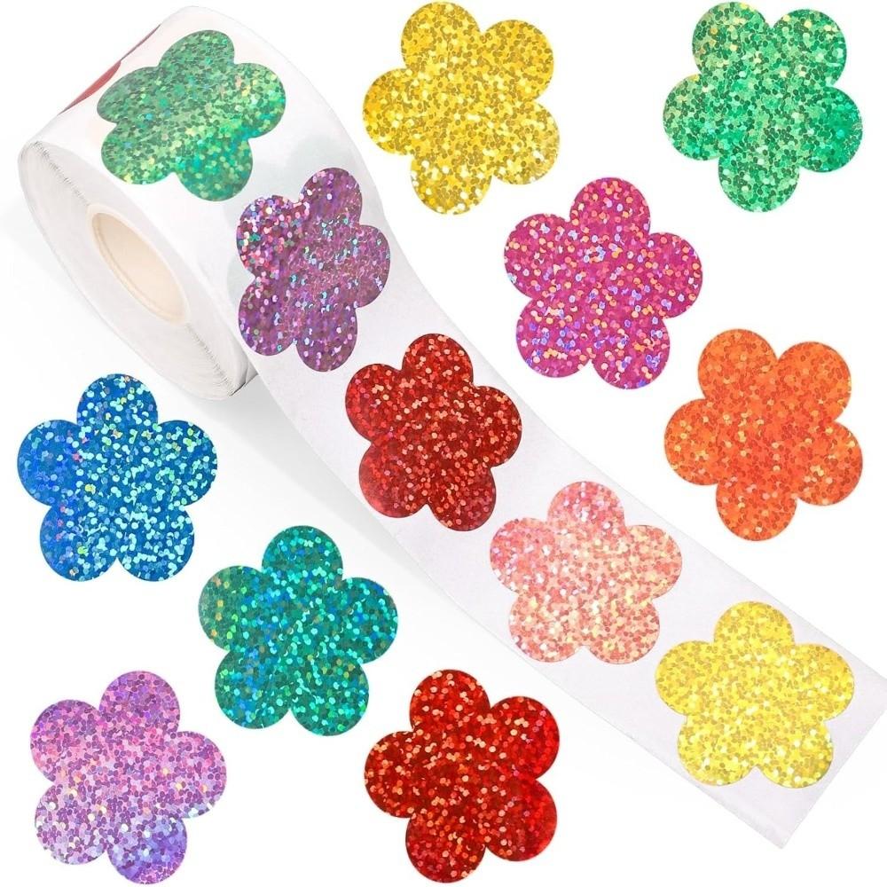 

500pcs/Roll Self-adhesive Reward Stickers Motivational Encourage Sticker Children Flower