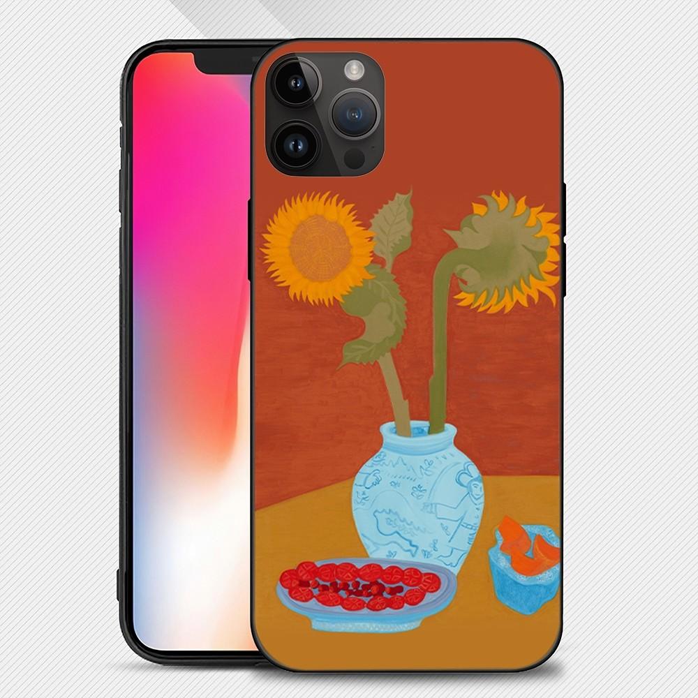 March Avery Famous Painting Phone Case Iphone15 14 13 12 11 Pro Max Mini X 7 8 Soft Case