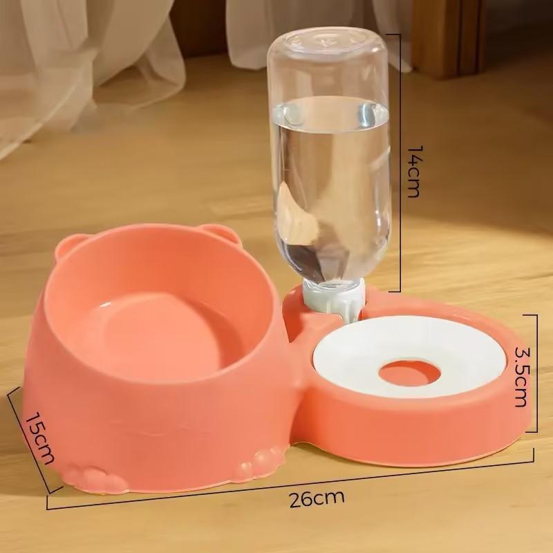 1 Stück Blau Haustier Hund Katze Napf Brunnen Automatisch Futter Wasser Spender Behälter Für Katzen Hunde Trinken Haustierartikel