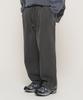 CARGOBROS In Pig Brushed Training Wide Straight Pants (Charcoal)