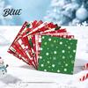 Handmade Greeting Card Supplies 12 Sheet Christmas Scrapbook Paper Winter Holiday Craft 5.9 x Inch Tree Snowflake Paper Snowman Decorative Cardstock