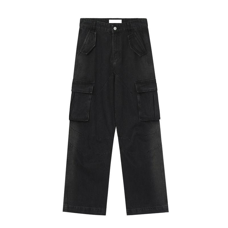 

Michinnyon Multi-Bag Retro Washed Trousers Parka Black M