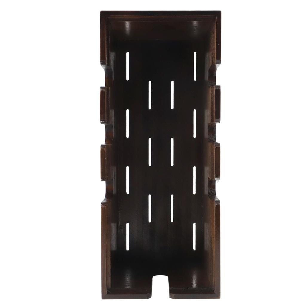 1PC Storage Box 31*13*12cm Creative Solid Wood Storage Hub: Organize Cords Storage Solution For Wires/set-top Boxes Accessories