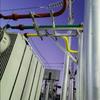 35kV Fully Insulated Purple Copper Power Station Busbar with IP68 Protection for High Current Transformer Connection.