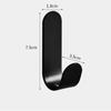 3/5PCS Self Adhesive Strong Wall Organizer Hook Behinddoor Key Cloth Hanger Hook Bathroom Robe Towel Holder Rack Kitchen Home Organizer
