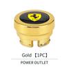 ABS Car Cigarette Lighter Cover Dust Proof Decoration Cap For Ferrari 308 GT4 328 GTB GTS F355 360 Modena F430 458ltalia 488 GTB MQ4