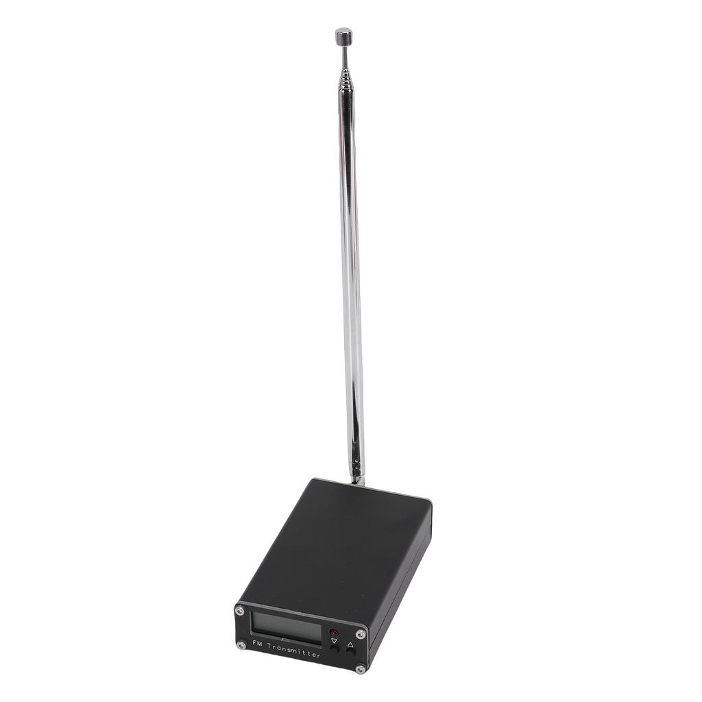 UKW-Sender 500mW 0,5W 76-108MHz Tragbares UKW-Radio Stereo-Sender mit Digitalanzeige 2000m Reichweite für Audio