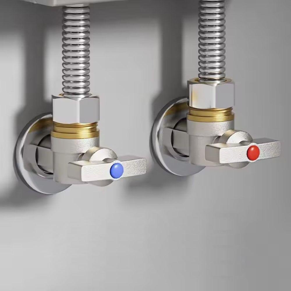 Heiß- und Kaltwasser Großdurchfluss Absperrventile Für Gaswasserheizer Toilettenarmatur