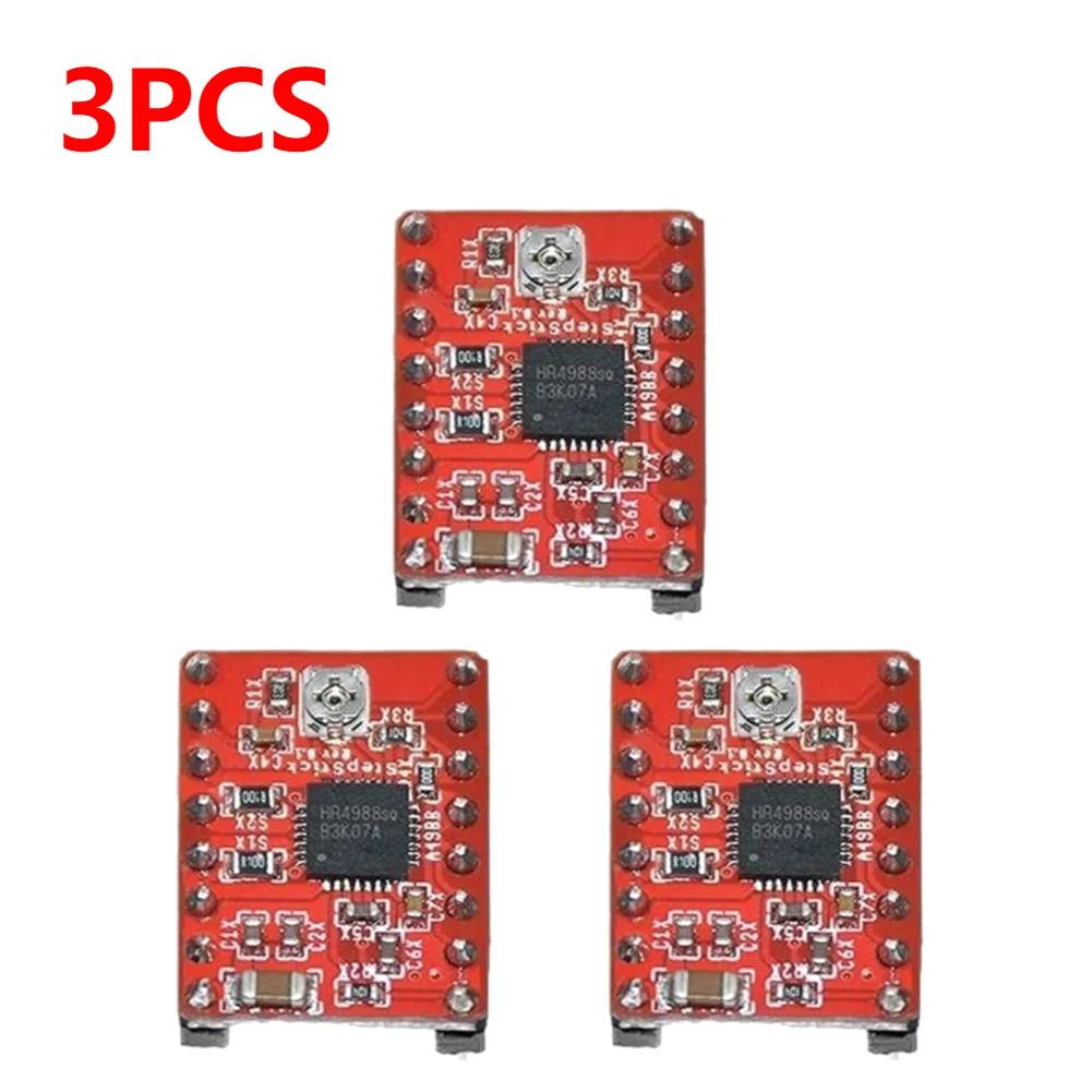 1-5pcs A4988 DRV8825 3D Printer Parts StepStick Stepper Motor Driver With Heat sink Carrier Reprap RAMPS 1.4 for 3D Printer