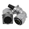 WEIPU WY28 TV+Z M28 90 Degree Right Angle IP67 Plug Socket Connector Waterproof Power Adapter 2 3 4 789 10 12 16 17 20 24 26 Pin