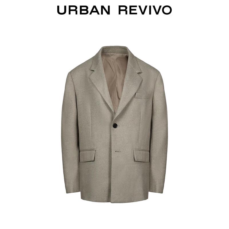 UR Men's Urban Retro Notched Lapel Pocket Suit Jacket