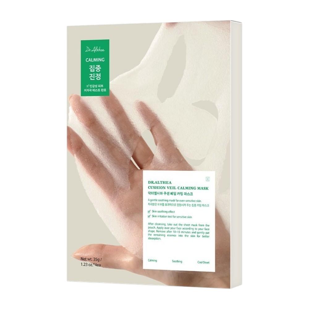 Доктор. Althea Cushion Veil Успокаивающая маска-патч для увлажнения 35 г*4 шт.