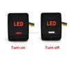 1Pc Power on off DRL LED Light Button Seat Mirror Steering Wheel Heating Switch Radar for Nissan Tiida Sylphy Qashqai X-TRAIL Switches4