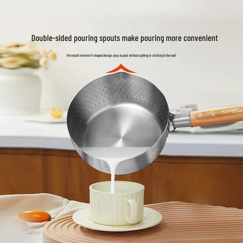 

Zhang Xiaoquan 18cm Stainless Steel Yukihira Saucepan