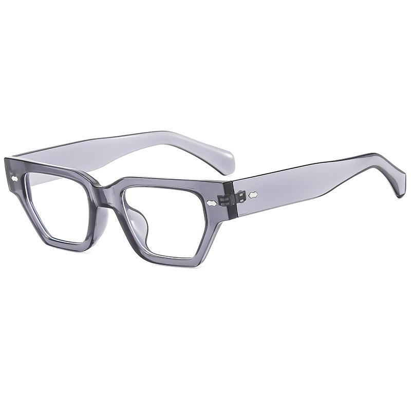 European and American square small frame rice nail sunglasses men's advanced sense ins trendy street sunglasses women's sunshade glasses