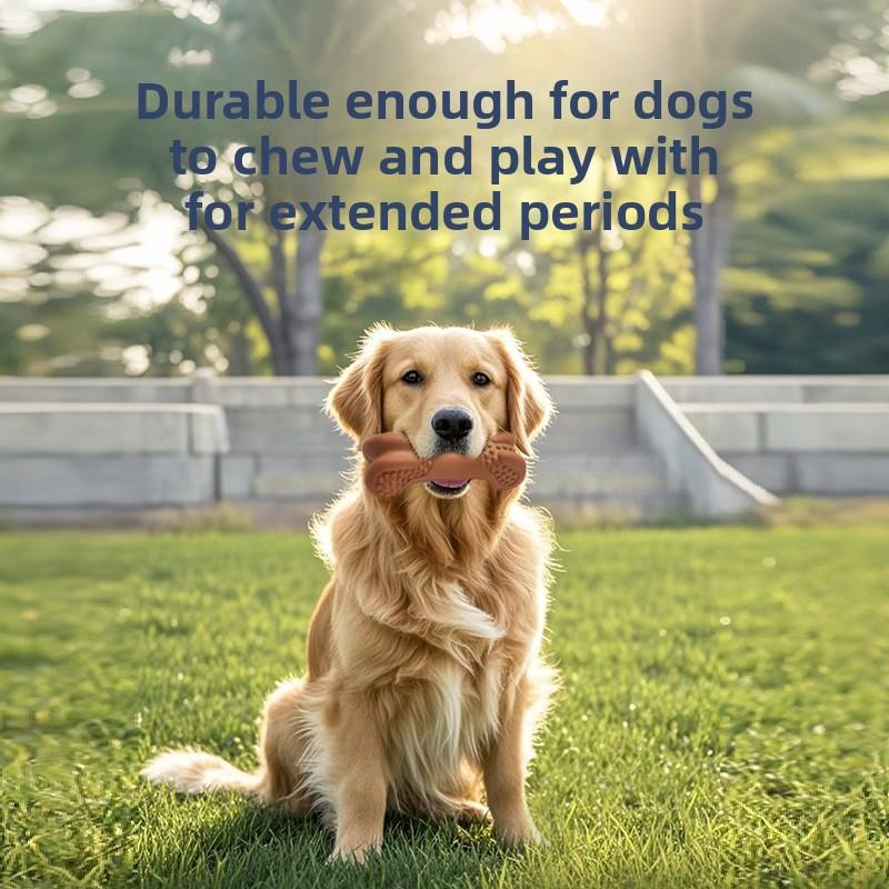 A New Type of Teething and Cleaning Bone Dog Toy That Won't Break, A Small Dog-specific Play and Educational Toy