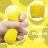 Cheese Novelty Sensory Fidget Toy Soft Rubber Bouncing Squeeze Toy for Anxiety Relief Focus Training Office Home Decompression