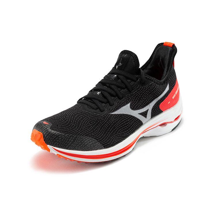 Mizuno Zapatillas de Running de Caña Baja Wave Rider Neo 1 para Hombre Zapatillas Deportivas Negro Rojo J1GC207802