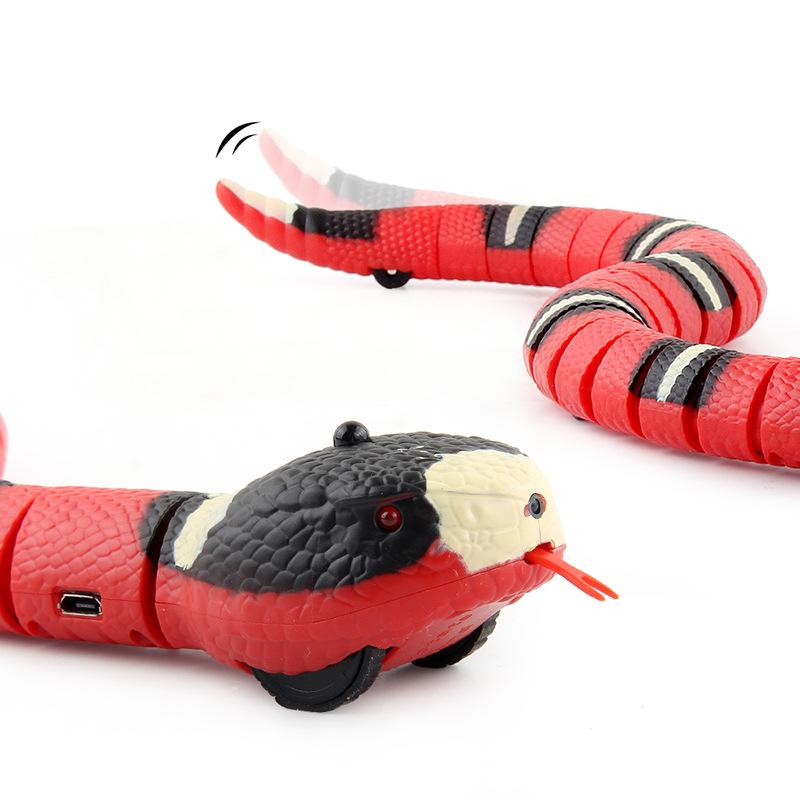 New And Strange Tricky Electric Toys, Reptiles, Remote Control Rattlesnakes, Induction Obstacle Avoidance Cobras, Silver Ring Snakes