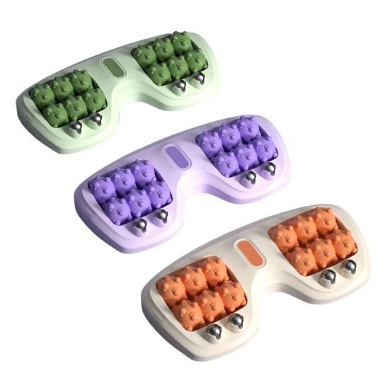 Cat Paw Foot Massager Reflexology Roller with Magnetic Beads Massage Device for Plantar Fasciitis Relief Portable Arch Pain Relief Tool