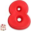 DIY Silicone Number Cake Mold