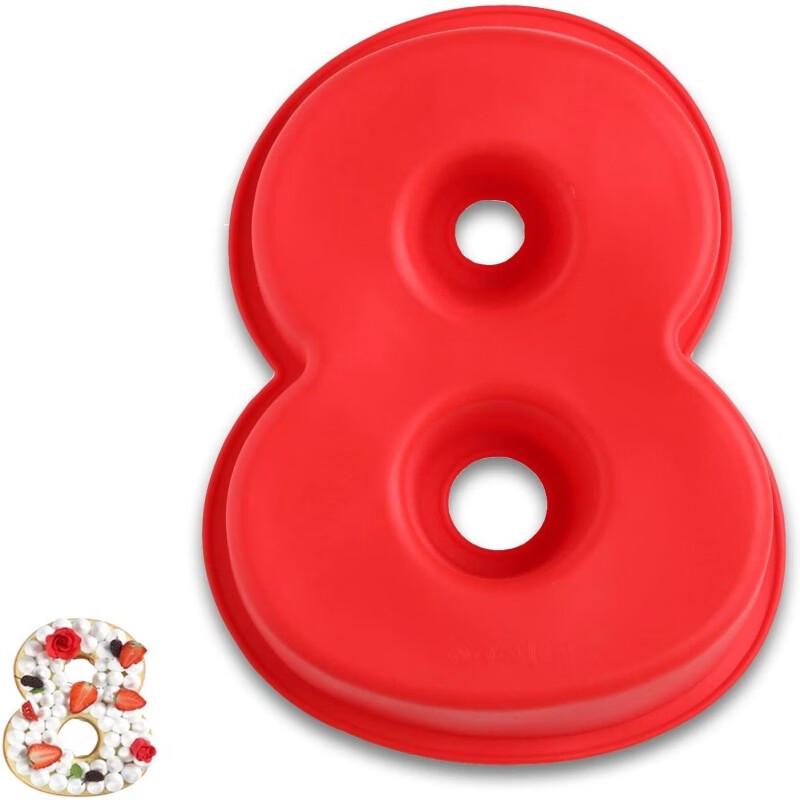 DIY Silicone Number Cake Mold